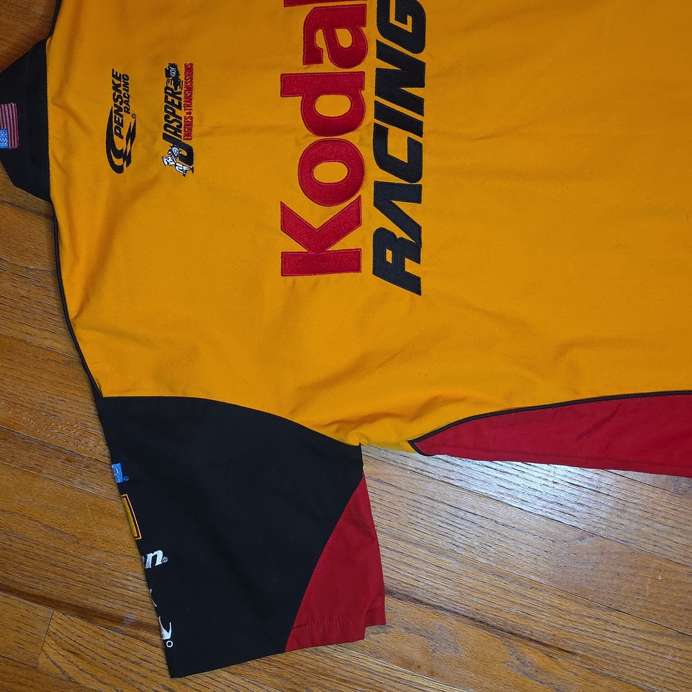 Vintage Sterling Marlin Kodak Racing Nascar Pit Crew Shirt Size L - Like New! - Picture 8 of 11